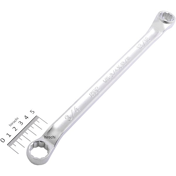 ロングメガネレンチ 3/4インチX13/16インチ