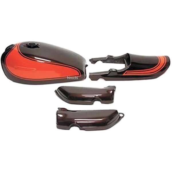 塗装済み スチールタンクセット Z1タイプ Z1、Z2 火の玉