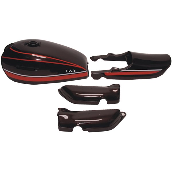 塗装済み スチールタンクセット Z1タイプ Z1、Z2 赤タイガー