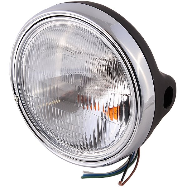 ヘッドライトASSY カワサキ 180φ 黒