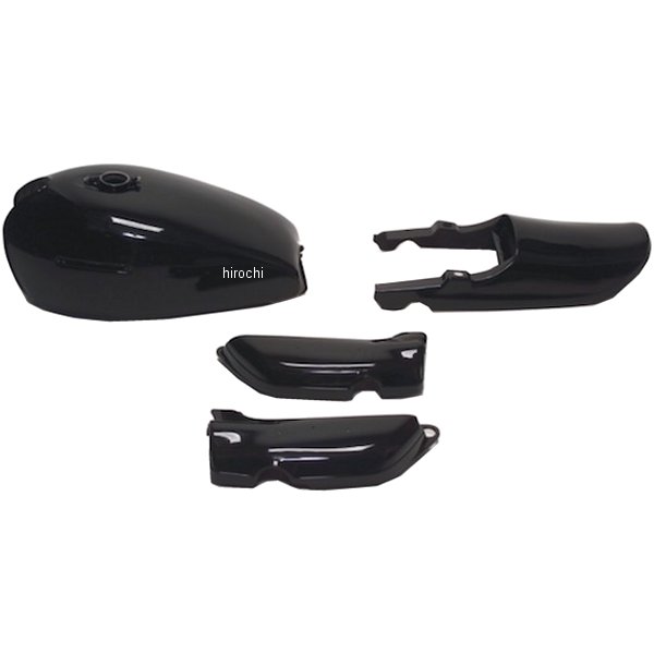 塗装済み スチールタンクセット Z1タイプ Z1、Z2 ブラックメタリック