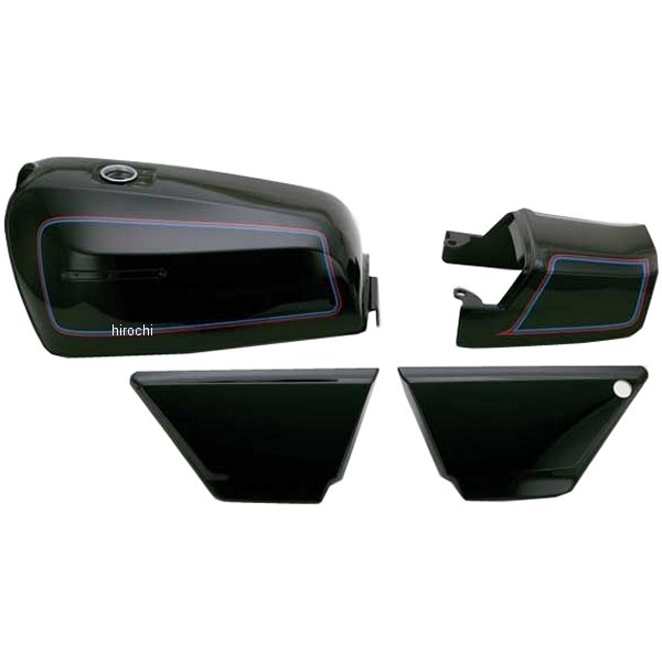 外装セット FXタイプ ゼファー400X E1後期エボニー タックロール