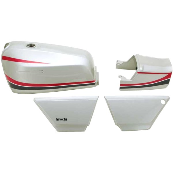 外装セット FXタイプ ゼファー400 E1シルバー タックロール