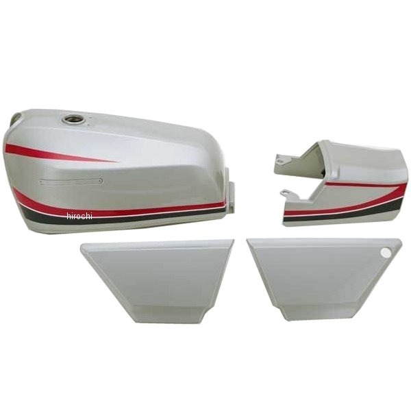 外装セット FXタイプ ゼファー400X E1シルバー 前期シート