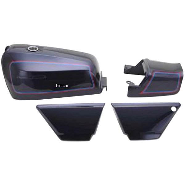 外装セット FXタイプ ゼファー400 E2ブルー タックロール