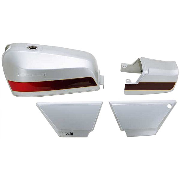 外装セット FXタイプ ゼファー400 E4シルバー タックロール