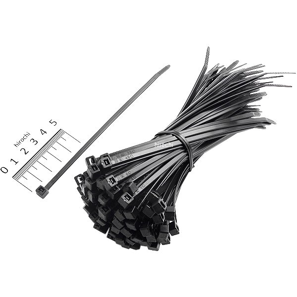 結束バンド 150mm×3.6mm UV 黒