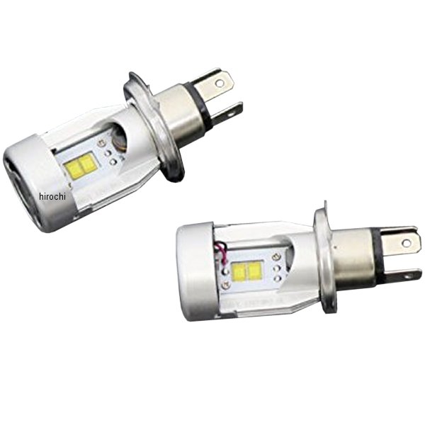 LEDヘッドライトバルブ H4 放熱ファン付 12V-24V兼用 白