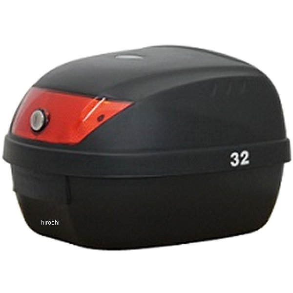 リアボックス 28L マウント/バックレスト付属 黒/赤