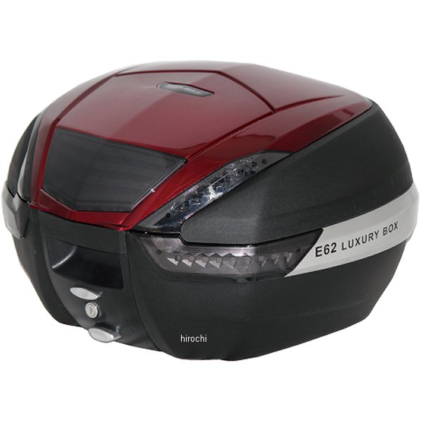 リアボックス 38L マウント/バックレスト付属 黒/赤 黒レンズ