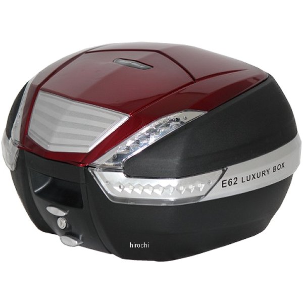 リアボックス 38L マウント/バックレスト付属 黒/赤 クリアレンズ