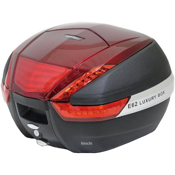 リアボックス 38L マウント/バックレスト付属 黒/赤 赤レンズ