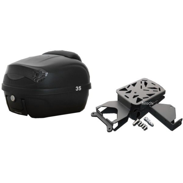 キャリア&リアボックス NMAX対応 29L 黒/黒 バックレスト付