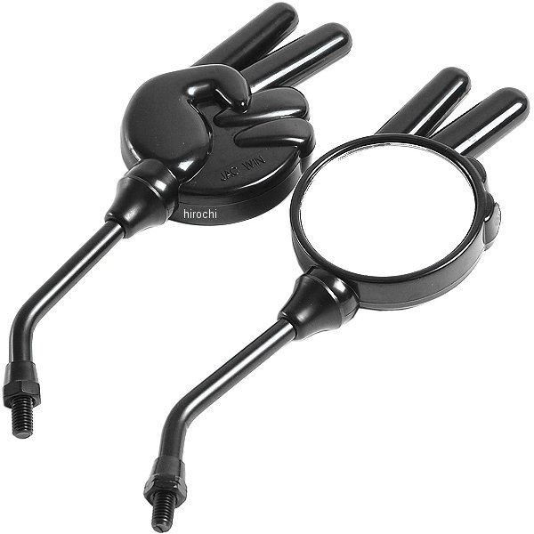 じゃんけんミラー ミニ 8mm逆ネジ 左右セット