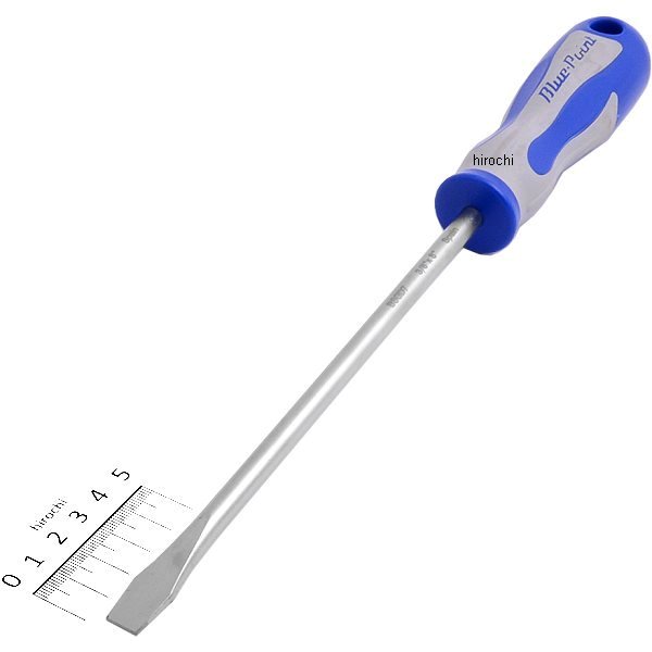 ブルーポイント ソフトグリップ マイナス スクリュードライバー 3/8インチ 長さ12-3/8インチ
