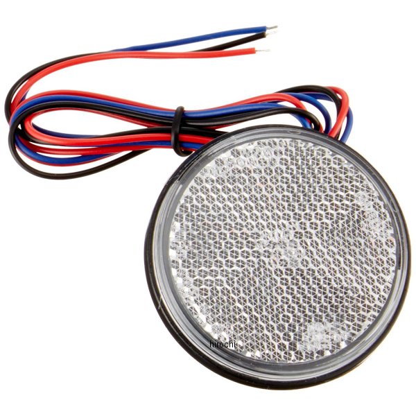 LEDリフレクター 丸型 紫 2個入り