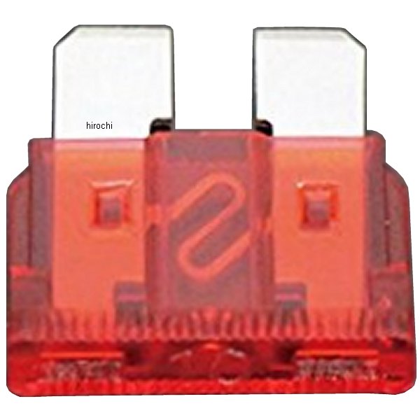 平型 ATSヒューズ 10A 12V-24V兼用 赤