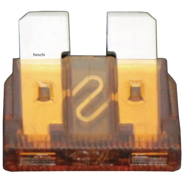 平型 ATSヒューズ 7.5A 12V-24V兼用 ブラウン