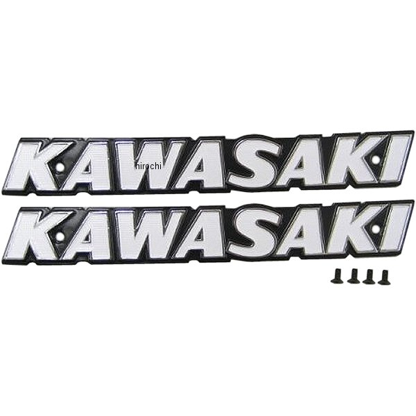 タンクエンブレム KAWASAKI 初期型 左右セット