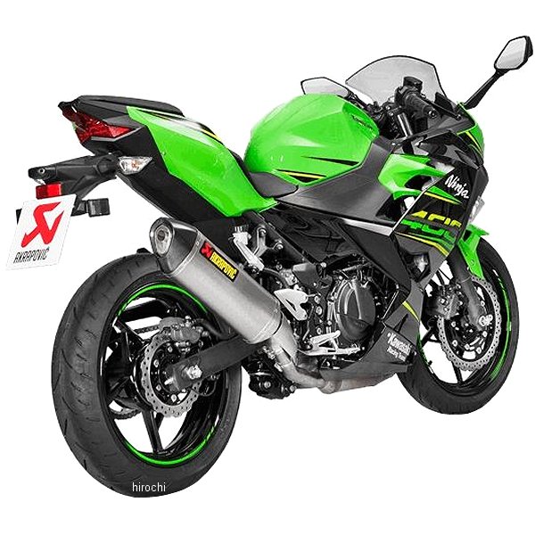 スリップオンマフラー ヘックス JMCA対応 18年 Ninja400 チタン