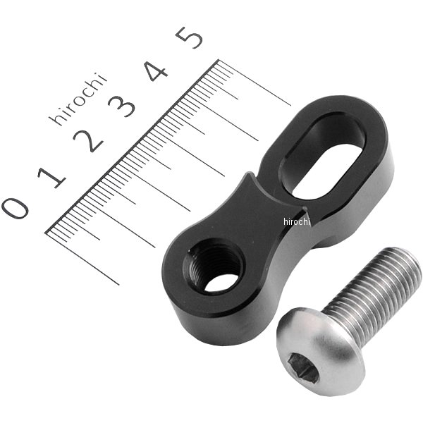 オフセットミラーアダプター M10 逆ネジ P-1.25ボルト付き 1個入り