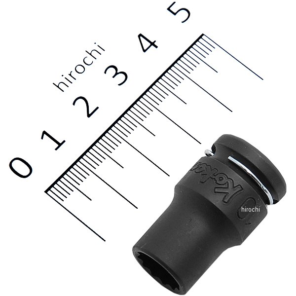 3/8インチsq 薄肉インパクトソケット(12角) 10mm