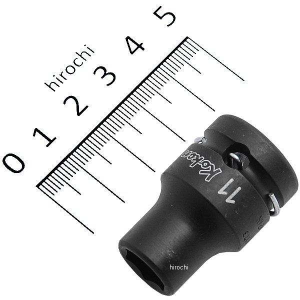 1/2インチsq 薄肉インパクトソケット 11mm