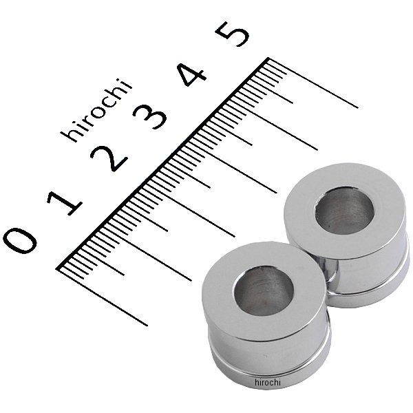 アルミスペーサー 汎用 M8 12mm メッキ 2個入り