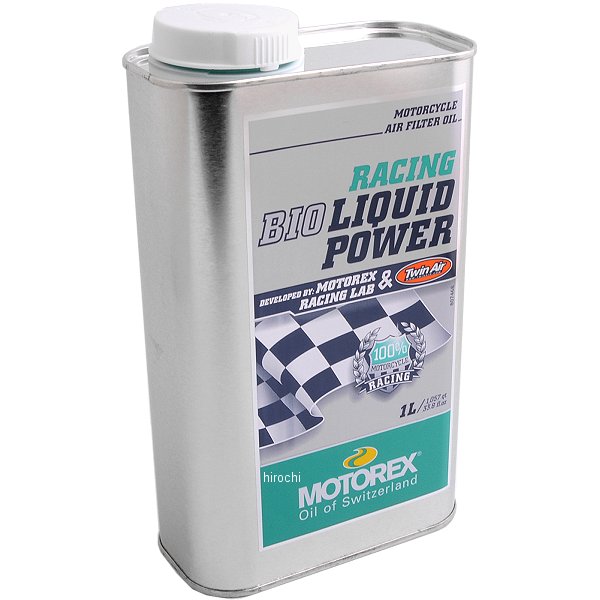 モトレックス MOTOREX エアフィルターオイル(レーシングバイオリキッドパワー) 1L