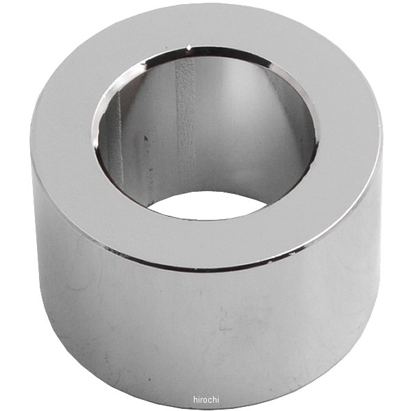 アクスルスペーサー アウター 3/4インチ 1-1/4インチ 0.8125インチ クローム