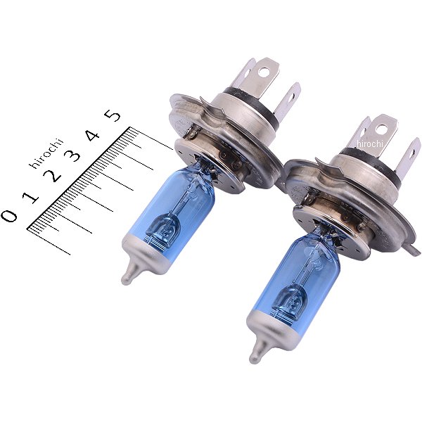 ハロゲンバルブ H4 12V60/55W 4500K ハードケース 2個入り ホワイトビームVer.Ⅲ プレミアム