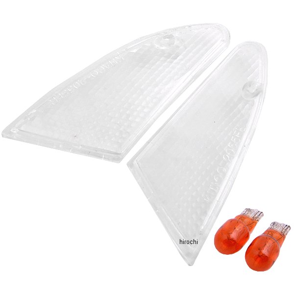 クリアーウインカーレンズセット LET'S/F