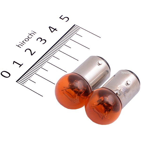 口金ダブル球 12V27/8W ウインカー/ポジション球 (オレンジ) (2個入り)