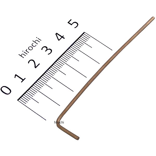 6角 L型 ロング レンチ ゴールド ミリサイズ 1.5mm