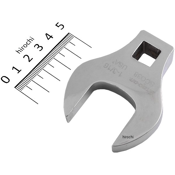 クロウフット 1/2インチ オープン エンド レンチ 1-3/16インチ