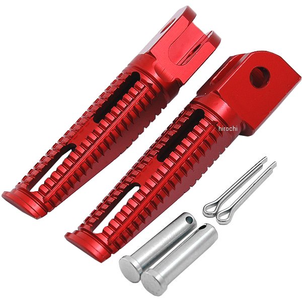 フットペグ ライダー 89年-14年 FZ1、FZR1000、YZF-R1 赤