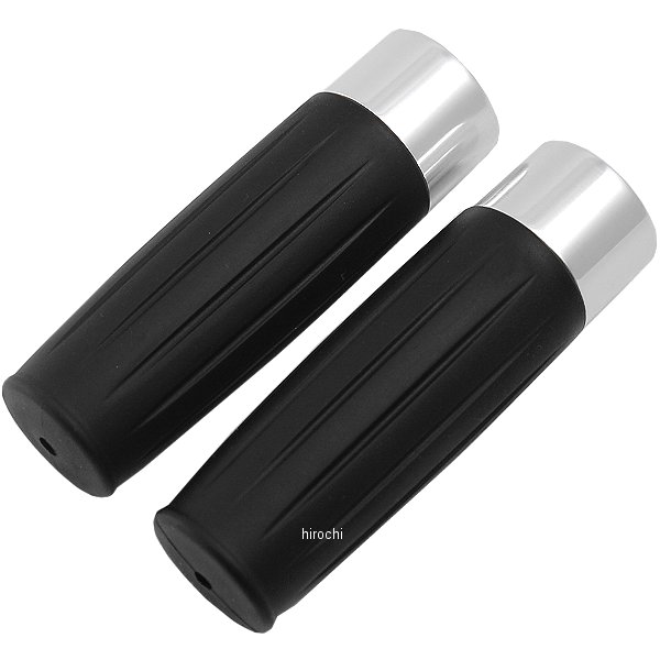 バレルリムグリップ φ22.2mm用 左右セット 黒/シルバー