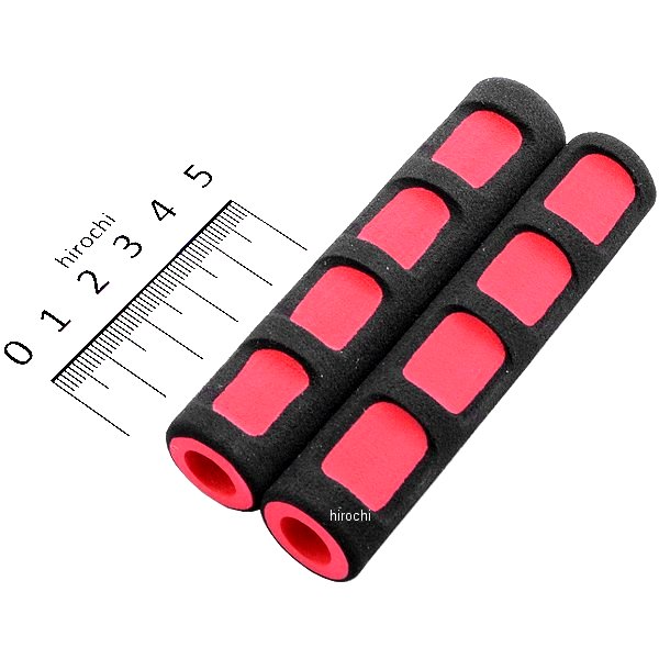 レバーカバー 黒/赤 2個入り