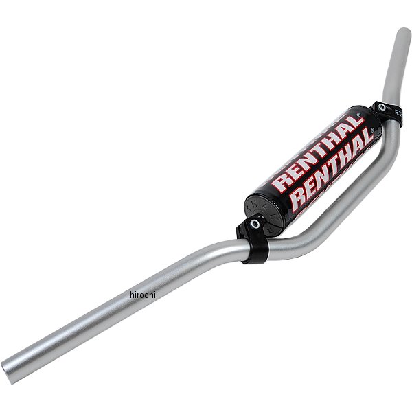 7/8インチ ハンドルバー パッド付き シルバー