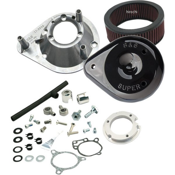 エアクリーナーキット 08年-16年 FLH 黒