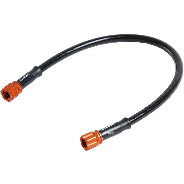 ユニバーサルブレーキホース ロードモデル用 ホース全長360mm ゴールド/黒