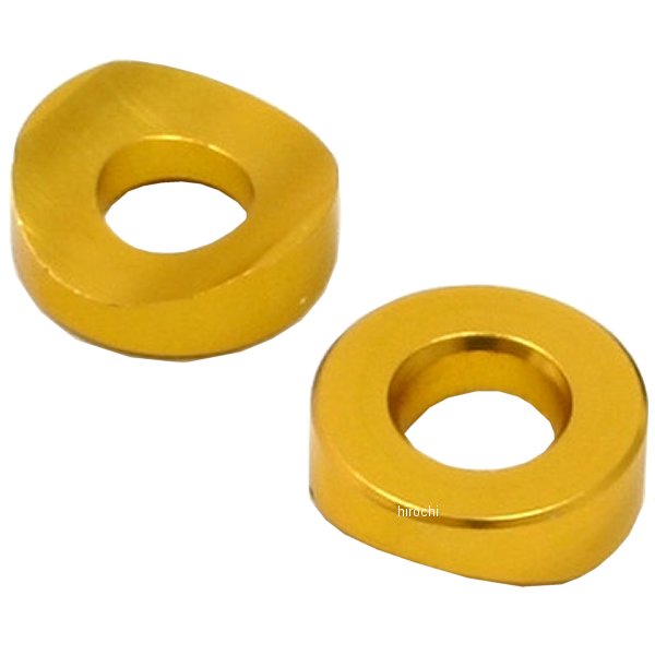 アルミリムロックスペーサー ゴールド 2個入り