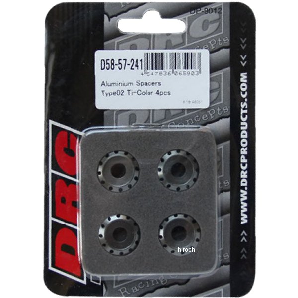 アルミスペーサー φ18 M6用 タイプ02 4個入り チタン
