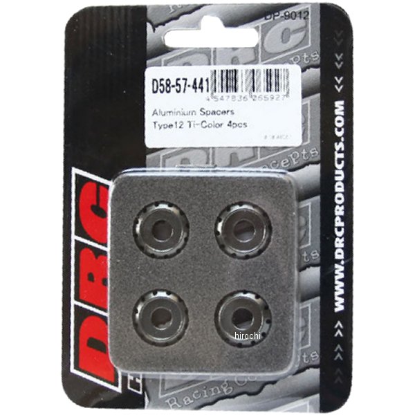 アルミスペーサー φ18 M6用 タイプ12 4個入り チタン