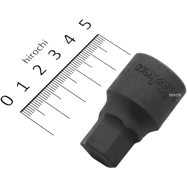 1/2インチsq ヘックスビットソケット 全長43mm 5/8インチ