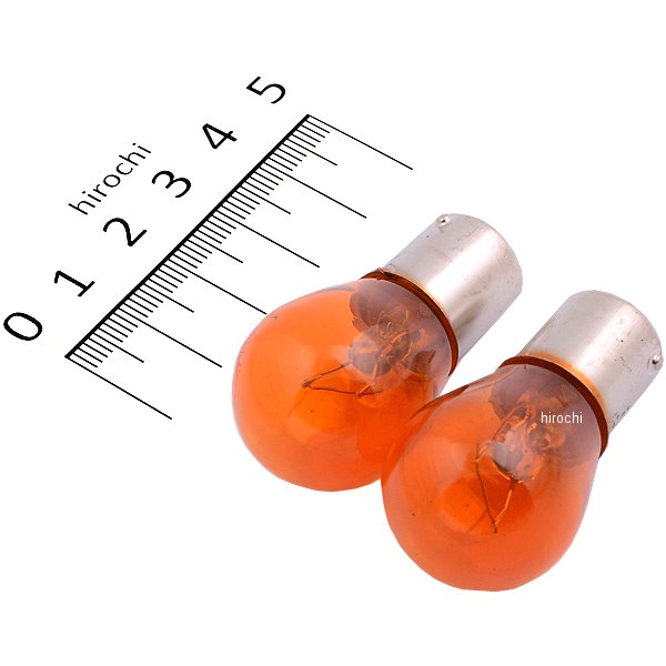 12V23WORS23 BA15S ハーレー オレンジ 2セット
