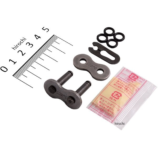 530 Oリング チェーン用 クリップ コネクティング リンク スチール