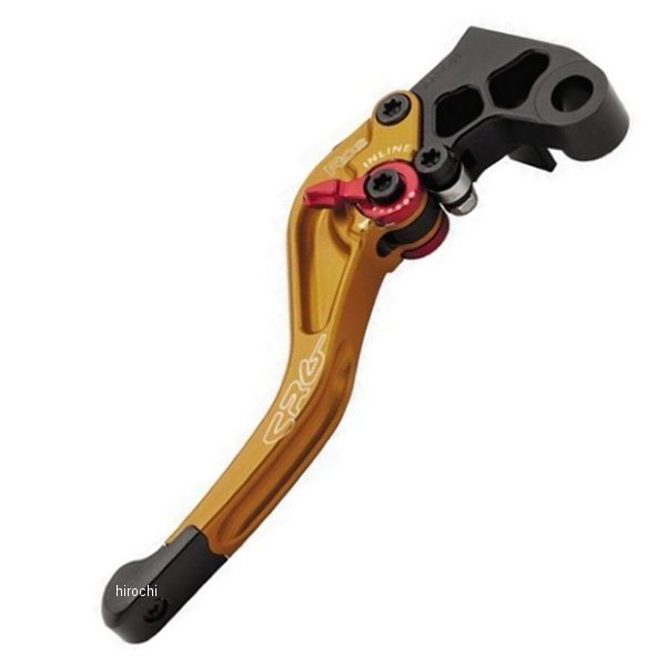 クラッチレバー RC2 ショート 99年-14年 YZF-R1、YZF-R6、FZ ゴールド