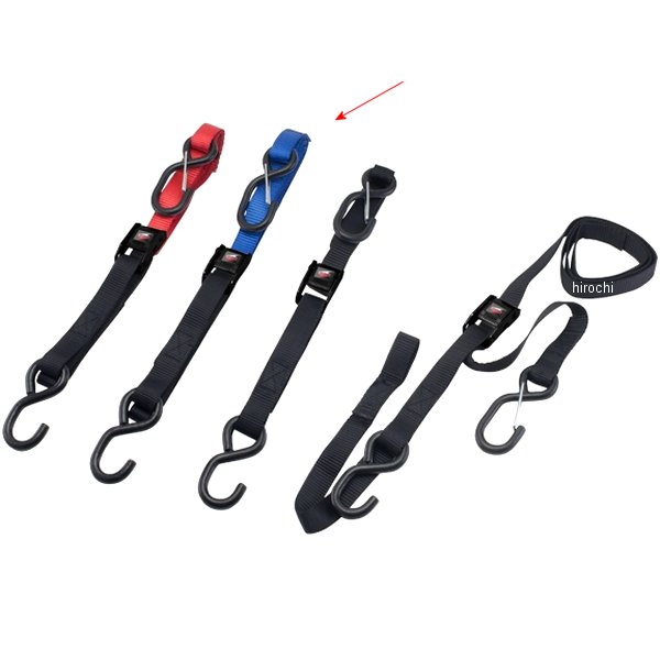 タイダウンベルト T2カムバックル 青