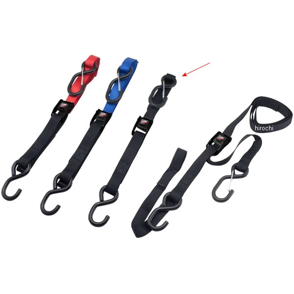 タイダウンベルト T2カムバックル 黒